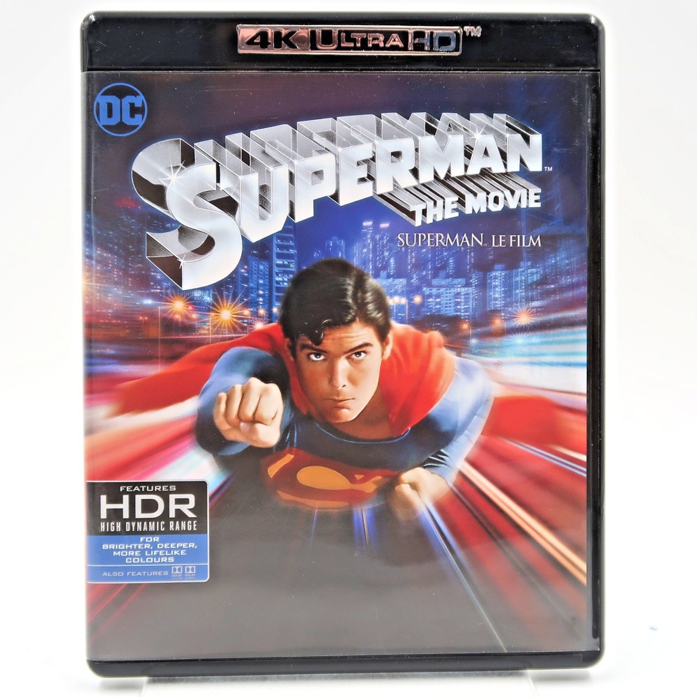 Superman The Movie 4K Ultra HD 1978 Christopher Reeve Margot Kidder DC Movie